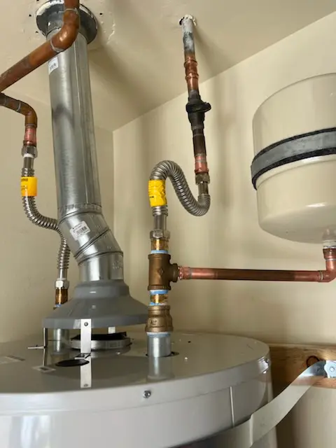 Water heater installation and plumbing repair in Hop Brook
